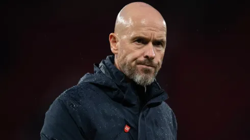 Erik Ten Hag em partida pelo Manchester United
