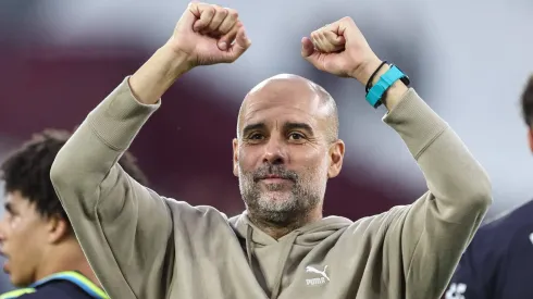 Pep Guardiola, treinador do Manchester City quer jogador e mandou olheiros na Champions League. Photo by Mark Cosgrove/News Images 
