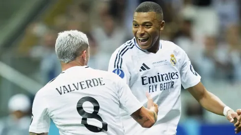 Valverde e Mbappé no Real Madrid.
