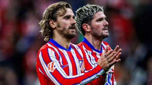 Griezmann e Rodrigo de Paul, do Atlético de Madrid. Foto: IMAGO / Rivierfoto
