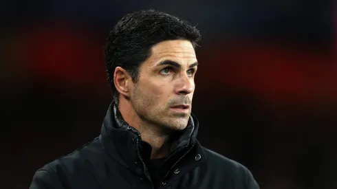 Mikel Arteta, técnico do Arsenal. (Photo by Julian Finney/Getty Images)
