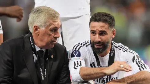 Ancelotti, técnico do Real Madrid, usará Carvajal como líder no vestiário.
