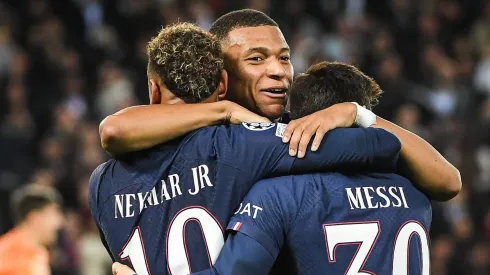 Neymar, Mbappé e Messi pelo PSG. FOTO: IMAGO / ZUMA PRESS WIRE
