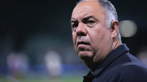 SP – SAO PAULO – 07/08/2024 – COPA DO BRASIL 2024, PALMEIRAS X FLAMENGO – Marcos Braz diretor do Flamengo durante partida contra o Palmeiras no estadio Arena Allianz Parque pelo campeonato Copa Do Brasil 2024. Foto: Ettore Chiereguini/AGIF
