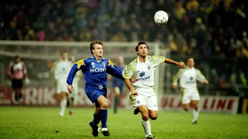 Juventus e Parma chegaram ao ápice da rivalidade na final da Copa da Uefa em 1995 (Foto: Allsport UK/Allsport/Getty)
