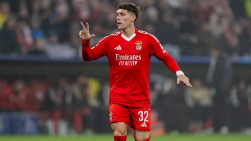 Benjamín Rollheiser em partida pelo Benfica
