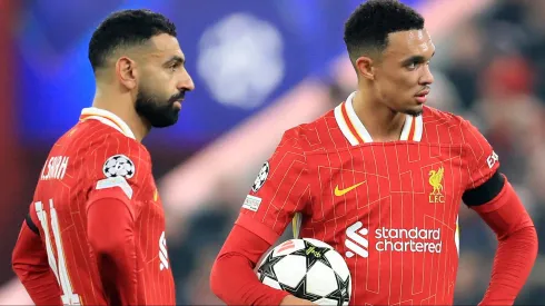 Mohamed Salah e Alexander-Arnold. foto: IMAGO / Action Plus
