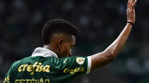 Estevao, Palmeiras player during the game between Palmeiras and Gremio at Allianz Parque in Sao Paulo, Brazil, the match valid for the Brazilian Championship Series A Roberto Casimiro / SPP PUBLICATIONxNOTxINxBRAxMEX Copyright: xRobertoxCasimirox/xSPPx spp-en-RoCaSp-RCO_9112
