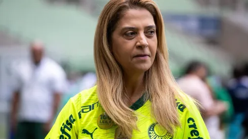 Palmeiras x Ferroviária Feminino SÃO PAULO, SP – 09.11.2024: PALMEIRAS X FERROVIÁRIA FEMININO – Leila Pereira, president of Palmeiras, before the match between Palmeiras and Ferroviária valid for the semi-finals of the Paulista Women& 39s Championship, held on Saturday afternoon 09 at Allianz Parque in São Paulo, SP. Photo: Rodilei Morais/Fotoarena x2648741x PUBLICATIONxNOTxINxBRA RodileixMorais
