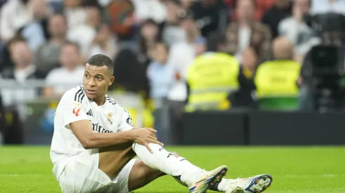 Real Madrid CF v CA Osasuna – La Liga EA Sports Kylian Mbappe centre-forward of Real Madrid and France reacts during the La Liga match between Real Madrid CF and CA Osasuna at Estadio Santiago Bernabeu on November 10, 2024 in Madrid, Spain. Madrid Spain PUBLICATIONxNOTxINxFRA Copyright: xJosexBretonx originalFilename:bretonhernandez-realmadr241109_npvMP.jpg
