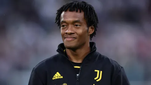 Juan Cuadrado com a camisa da Juventus, na Itália.
