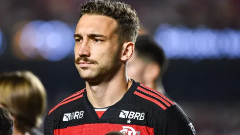 São Paulo FC x Flamengo SÃO PAULO, SP – 03.08.2024: SÃO PAULO FC X FLAMENGO – Léo Ortiz, Flamengo player, during the match between São Paulo FC x Flamengo, valid for the twenty-first round of the 2024 Brazilian Football Championship, this Saturday, 3 in Morumbis, SP. Photo: Roberto Casimiro/Fotoarena x2586836x PUBLICATIONxNOTxINxBRA RobertoxCasimiro
