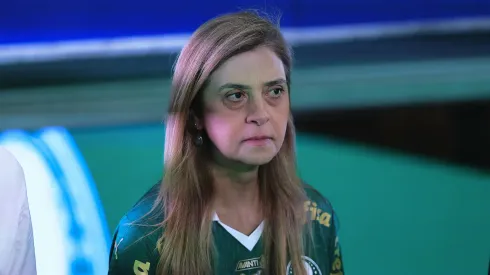 Leila Pereira em partida pelo Palmeiras
