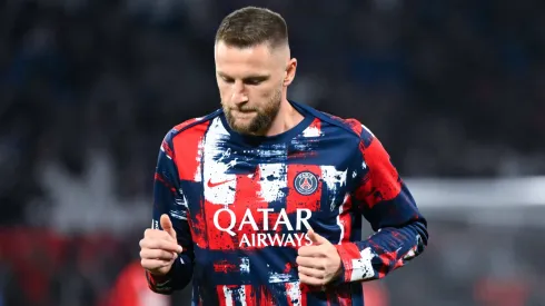 Skriniar antes de partida pelo PSG
