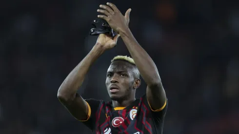 Victor Osimhen em partida pelo Galatasaray 
