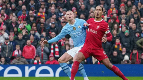 Haaland e van Dijk juntos
