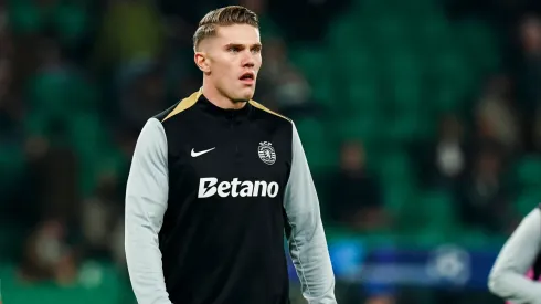 Viktor Gyökeres antes de partida do Sporting
