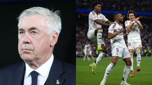Ancelotti pode perder jogador no Real Madrid para time da Premier League. Foto: IMAGO / Buzzi e Foto: IMAGO / SOPA Images 
