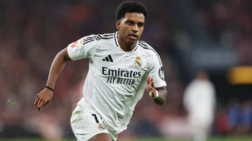 Rodrygo em partida pelo Real Madrid
