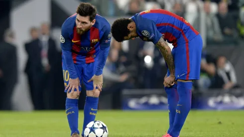 Lionel Messi e Neymar no Barcelona – Foto: Imago
