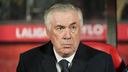 Carlo Ancelotti durante jogo contra o Girona
