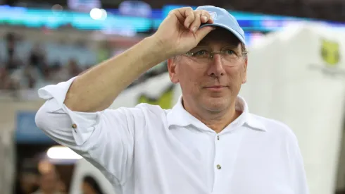 John Textor antes de partida pelo Botafogo
