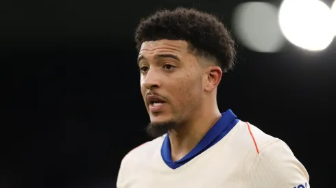 Jadon Sancho durante jogo do Chelsea 
