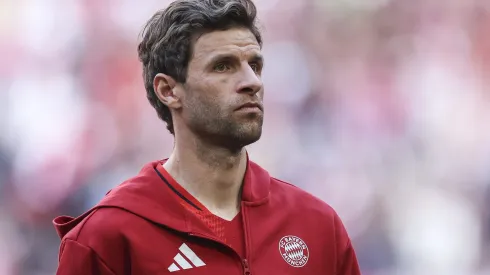 Thomas Müller em jogo do Bayern. Jogador deixará o clube. Foto: Maja Hitij
