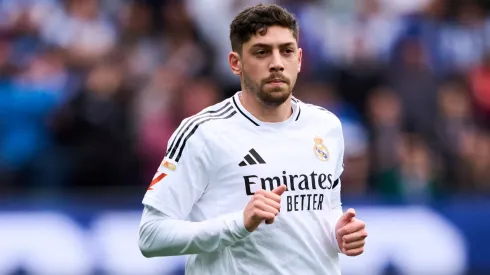 Fede Valverde em partida do Real Madrid em La Liga
