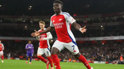 Saka vem sendo protagonista do Arsenal na temporada
