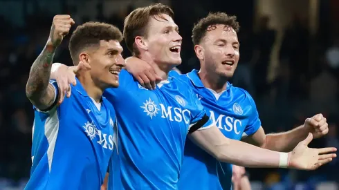 McTominay comemora um de seus gols contra o Torino
