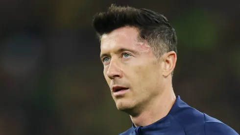 Lewandowski, jogador do Barcelona.
