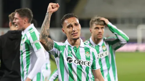Antony após partida pelo Real Betis
