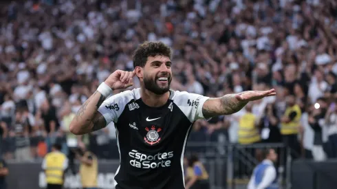 Yuri Alberto, atacante do Corinthians. 

