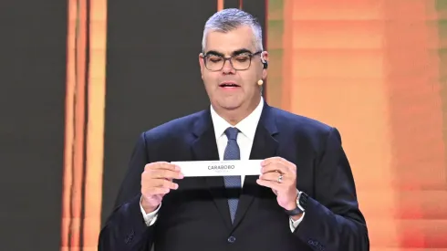  Fred Nantes, brasileiro, no sorteio da Conmebol em Luque
