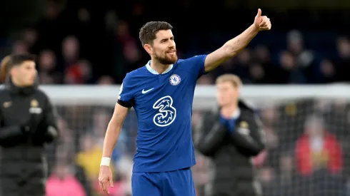 Meia Jorginho, atualmente no Flamengo, em jogo do Chelsea
