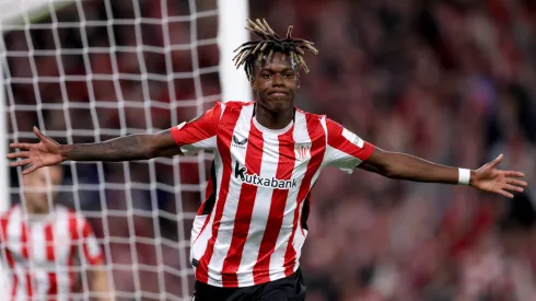 Nico Williams em jogo do Athletic Bilbao
