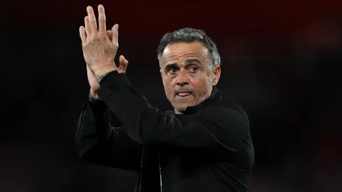 Técnico Luis Enrique, do PSG 
