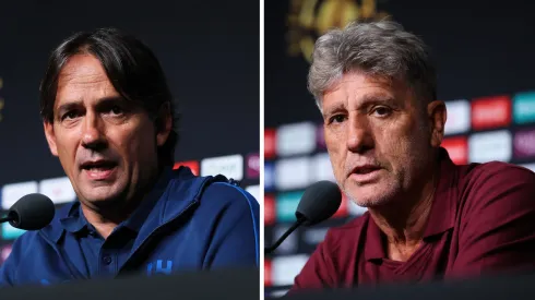  Simone inzaghi, treinador do al-hilal e renato gaúcho comandante do fluminense  (Photo by Alex Grimm/Getty Images)
