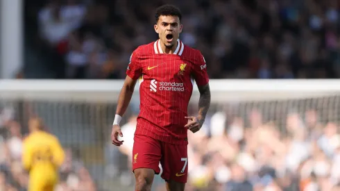 Luis Díaz em jogo do Liverpool
