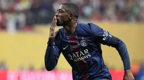 Ousmane Dembélé em jogo do PSG (Foto: Kevin C. Cox/Getty Images)
