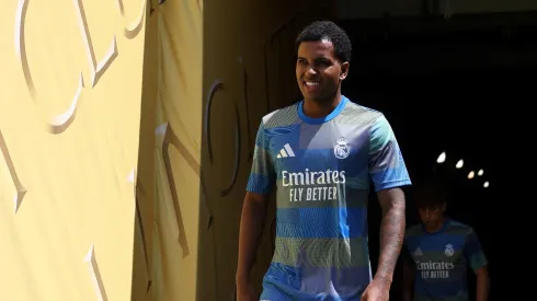 Rodrygo foi relacionado para estreia do Real Madrid. Foto: Buda Mendes/Getty Images
