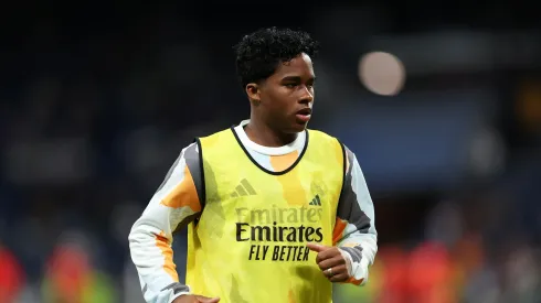 Endrick em ação pelo Real Madrid. Foto: Florencia Tan Jun/Getty Images
