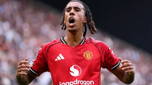 Leny Yoro esteve na mira do Real Madrid – Photo by Justin Setterfield/Getty Images
