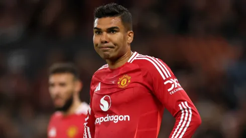 Casemiro pelo Manchester United. (Foto: Carl Recine/Getty Images)
