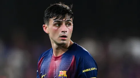 Pedri jogando pelo Barcelona. Foto: David Ramos/Getty Images
