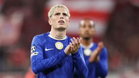 Garnacho jogando pelo Chelsea. Foto: Maja Hitij/Getty Images 
