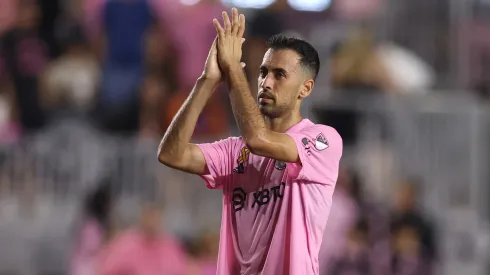 Busquets jogando pelo Inter Miami. Foto: Megan Briggs/Getty Images
