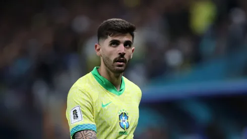 O zagueiro Lucas Beraldo pela seleção brasileira (Ricardo Moreira/Getty Images)
