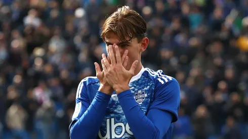 Nico Paz em jogo do Como. (Foto: Marco Luzzani/Getty Images)
